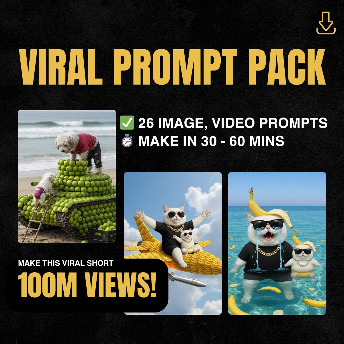 Viral AI Shorts - Prompt Pack
